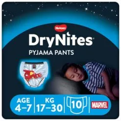 HUGGIES Huiggies DryNites Marvel Pyjama Pants 4-7 10pk