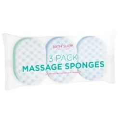 Bathshop Massage Sponges 3pk