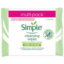 Simple Face Wipes 2 X 25pk
