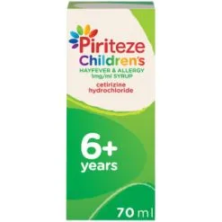 B&M Piriteze Kids Allergy Syrup 70ml