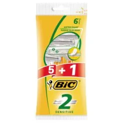 BIC 2 Sensitive Disposable Razors 6pk