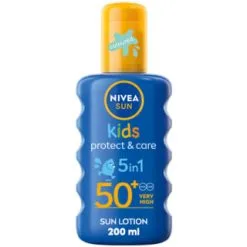 Nivea Kids Moisturising Spf 50 Sun Cream Spray 200ml