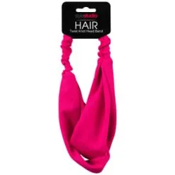Style Studio Jersey Twist Headband - Pink