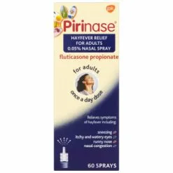 B&M Pirinase Hayfever Relief 60 Sprays