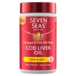 B&M Seven Seas Cod Liver Oil Capsules 120pk