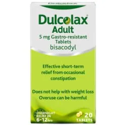 B&M Dulcolax Adult 5mg Gastro-Resistant Tablets 20pk