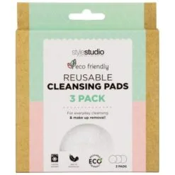 Style Studio Reusable Cleansing Pads 3pk