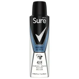 Sure Men 48H Anti-Perspirant 150ml - Invisible Ice Fresh
