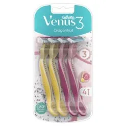 Gillette® Gillette Venus 3 Dragonfruit Disposable Razors 4pk