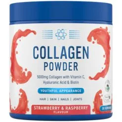 B&M Collagen Powder 165g - Strawberry & Raspberry